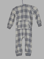 Carter's hooded plaid sleeper with pockets 12 months