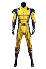 Deadpool 3 Wolverine Cosplay Costume Jumpsuit Bodysuit Shoulder Armor Halloween