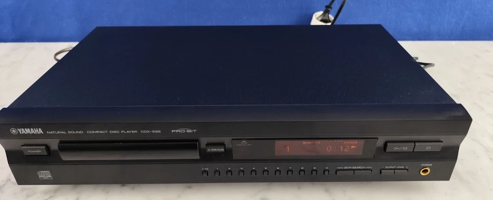 Yamaha CDX-596 Reproductor De CD pro-Bit Cd-Text Obsoleto 12 Meses Garantía - Imagen 2 de 4