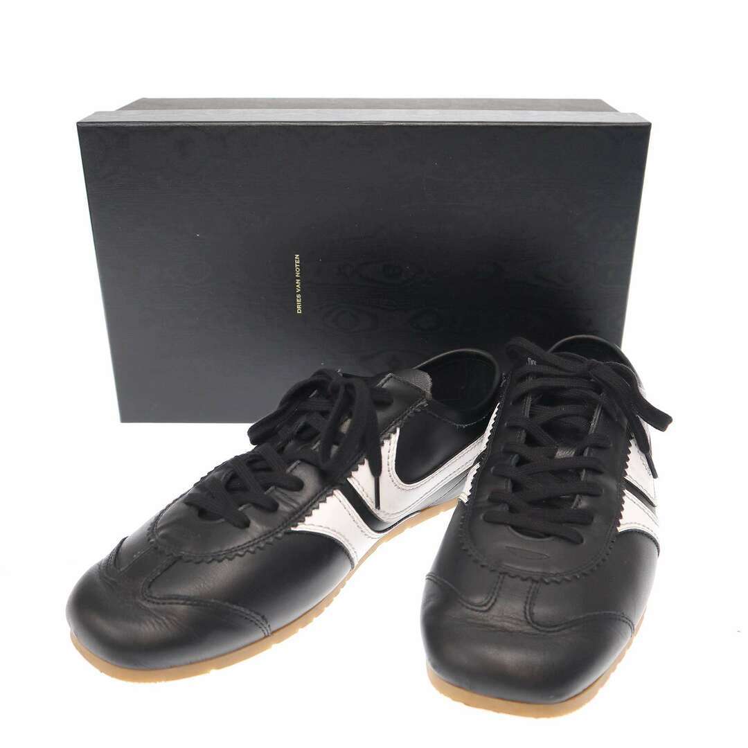 DRIES VAN NOTEN 24AW LOW TOP SNEAKERS MS242-1353 BLACK 43 DRIES VAN NOTEN 24AW LOW TOP SNEAKERS MS242-1353 BLACK 43