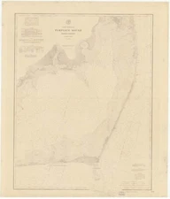 18 x 24 Map Reproduction Chart Nautical PAMPLICO Sound