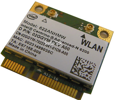 New Dell OEM 2GGYM Intel Centrino Advanced-N 6200 abgn 622ANHMW dual PCIe Half