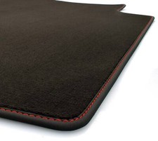 NEU Kofferraummatte Audi A6 S6 RS6 Avant 4G Autoteppich Velours Rote S-Line Naht