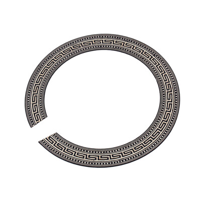Schallloch-Rosette Aus Palisander Für Akustikgitarre & Ukulele – 13,4 Cm Außendurchmesser, 0,8 Mm Dick