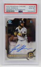 2022 Bowman Chrome On Card 1st Auto #CPA-JH - PSA Gem Mint 10 - JACK HERMAN