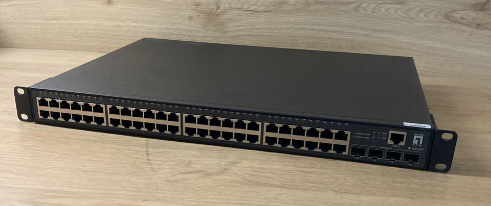 LevelOne GEP-5271 GEP5271 52-Port L3 Lite Managed Gigabit PoE Switch 2