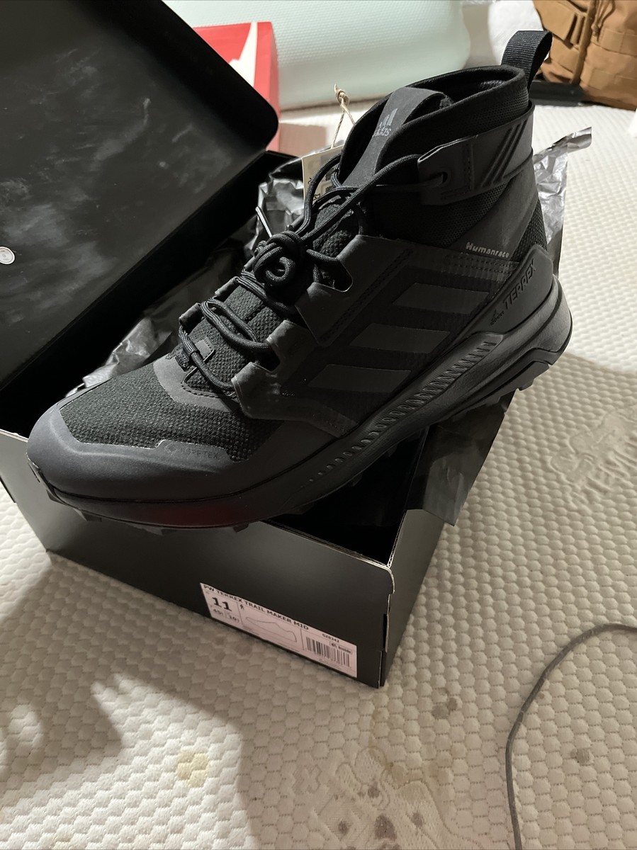 NIB ADIDAS Black PW Terrex Trail Maker Mid GTX Sneakers Size 11