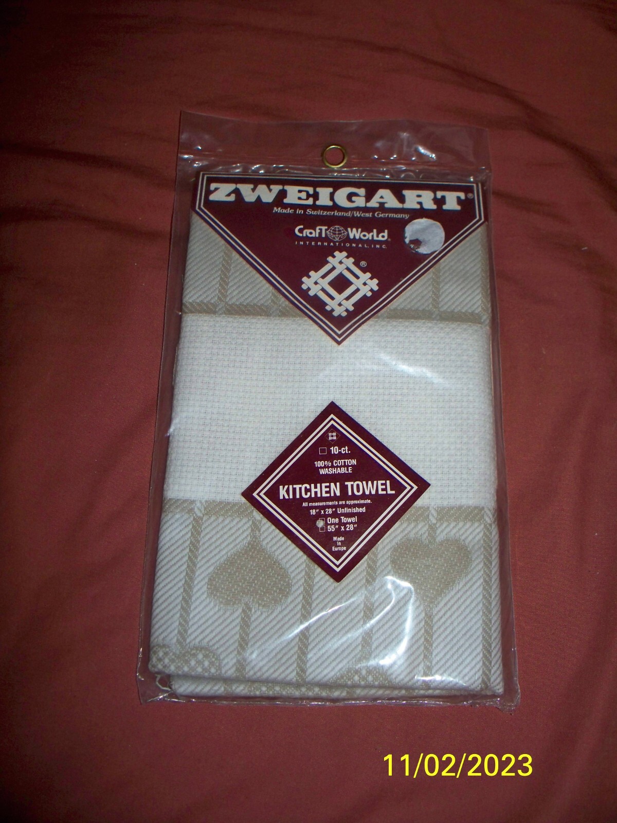 AIDA CLOTH ( 14 ct. & 18ct.) & HAND TOWELS (14ct.) TO CROSS STITCH ON