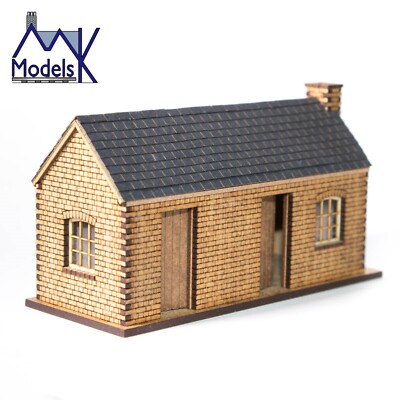 Modelleisenbahn Liniengebäude - Spur 00 / 4 mm MDF Laser Cut Permanent Way Hut
