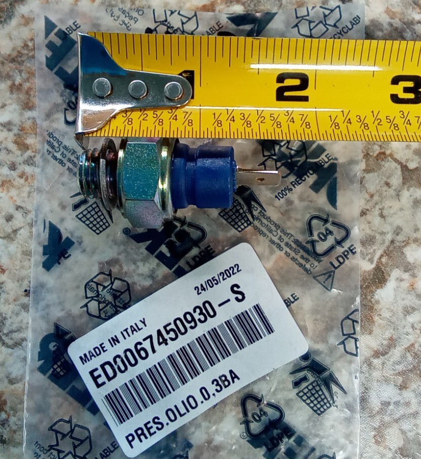 New Genuine OEM Kohler Diesel Lombardini Oil Pressure Switch