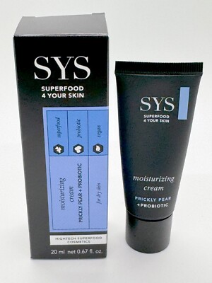 SYS Skincare Superfood 4 Your Skin Moisturizing Cream - 0.67 oz. - NEW IN BOX