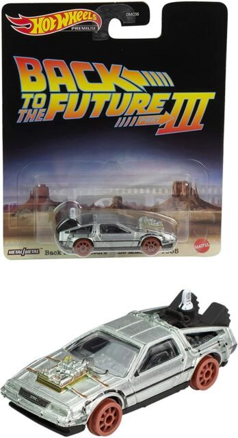 Hot Wheels FLD25 1:64 Back To The Future III Time Machine 1955 - Silver (HCP22)