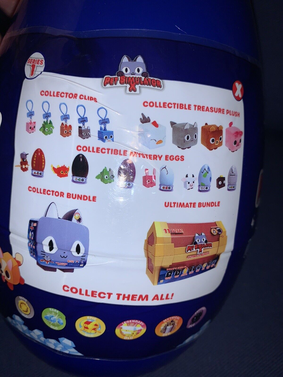 Pet Simulator X Blue 6 Inch Mystery Egg with Plush & DLC Code NEW IN  HAND 2023!