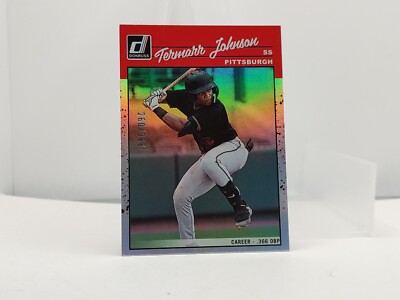 2023 Donruss Retro Variation Career Stat Line #247 Termarr Johnson /366
