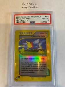 2003 WOTC Aquapolis Pokemon Park Reverse Holo  #131 PSA 8 NM - Mint