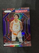 BRITTNEY GRINER 2024 Panini Monopoly Prizm WNBA Red Classic Icons Card