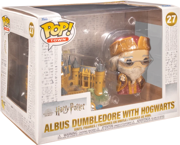 Harry Potter Hogwarts with Albus Dumbledore Pop! Vinyl Figure Town #27 OE — 第 3/4 张图片