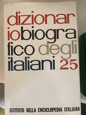 DIZIONARIO BIOGRAFICO DEGLI ITALIANI 25, IST. DELLA ENCICL. ITALIANA TRECCANI