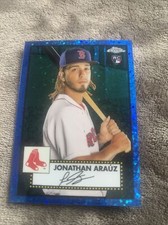 JONATHAN ARAUZ 2021 Topps Chrome Platinum Anniversary Blue Prism Refractor /199