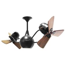Matthews Fan Company Vent Bettina Black Wood - VB-BK-WD