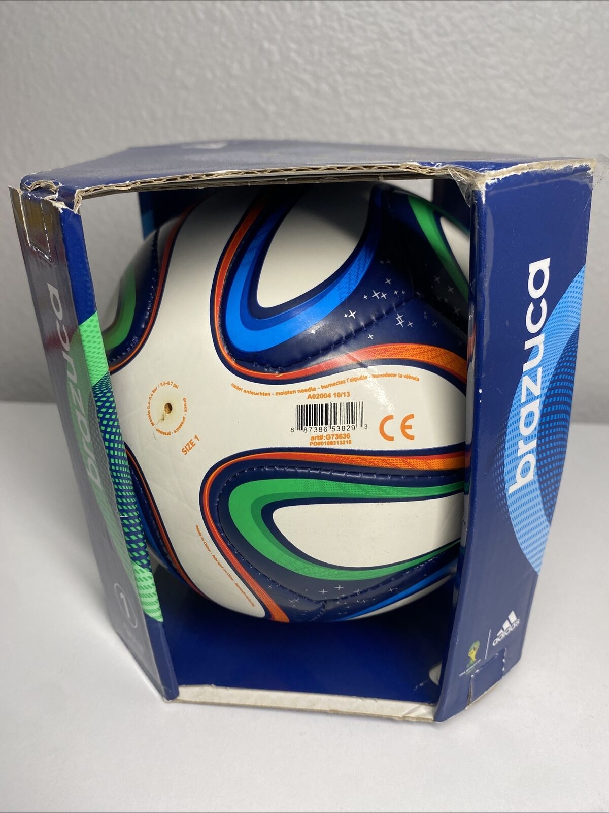 Adidas Brazuca FIFA World Cup Mini Ball 2014 Brasil