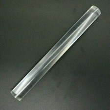 2PCS Trasparente Acrilico Asta Rotondo Solido Perspex Fai da Te Bastone Attrezzo
