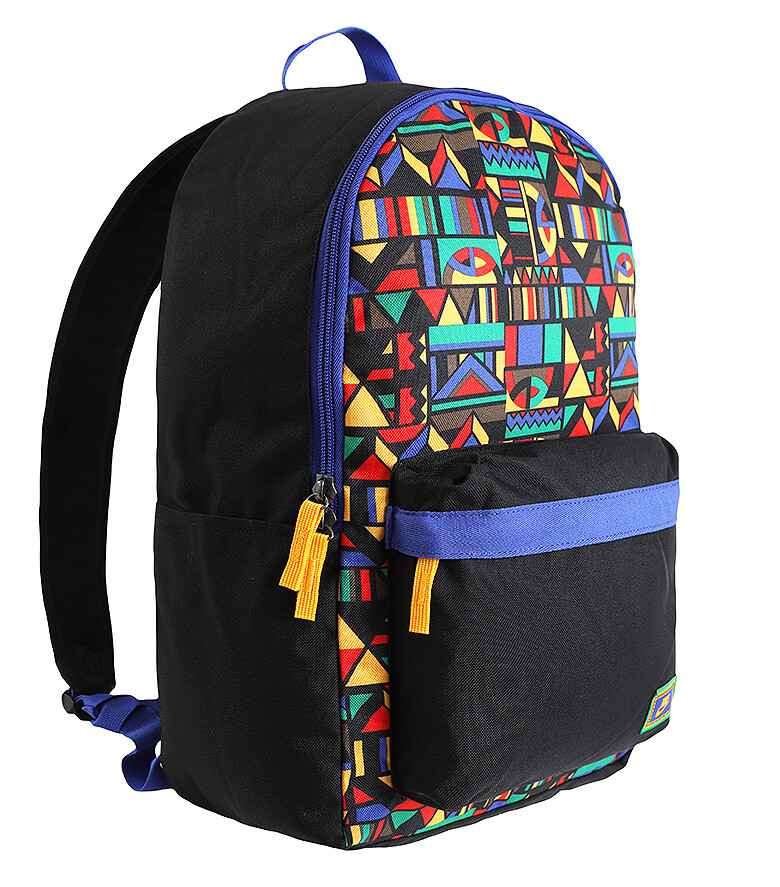 multi color backpack