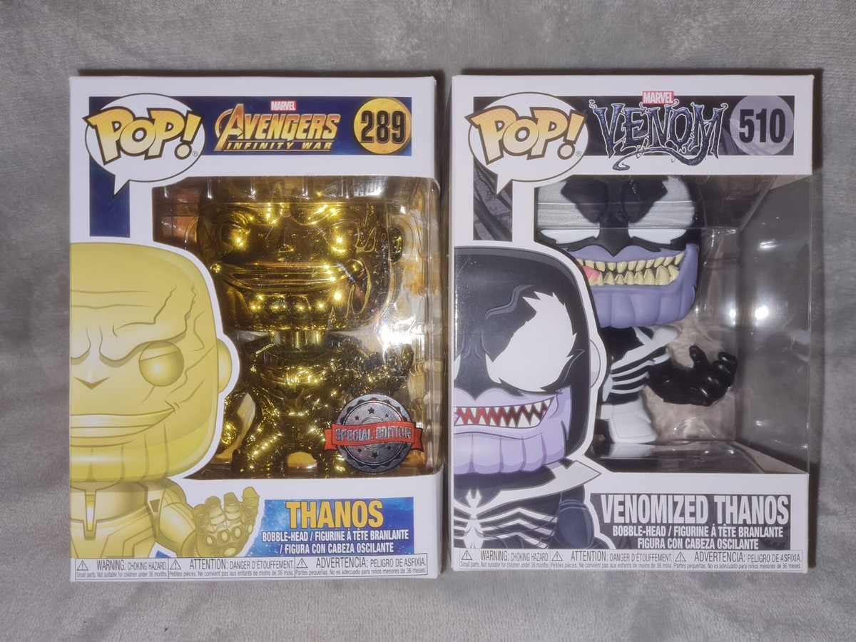 Funko Pop Vinyl Marvel Avengers Infinity War Thanos 289 Gold