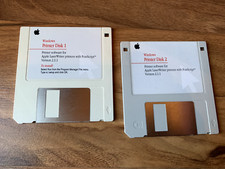 Apple LaserWriter Windows Printer Disks with PostScript Version 2.1.1 Vintage
