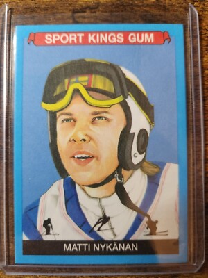 2023 Sport Kings Volume 4 Matti Nykanan Blue #129 Olympic Ski Jumping Gold