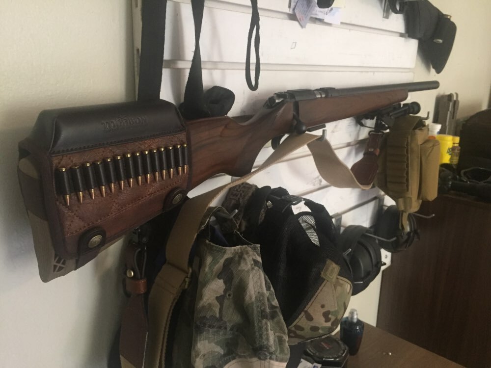 Tourbon Hunting Rifle Cheek Rest Comb Riser .22LR .17 Ammo Slot-fit ...
