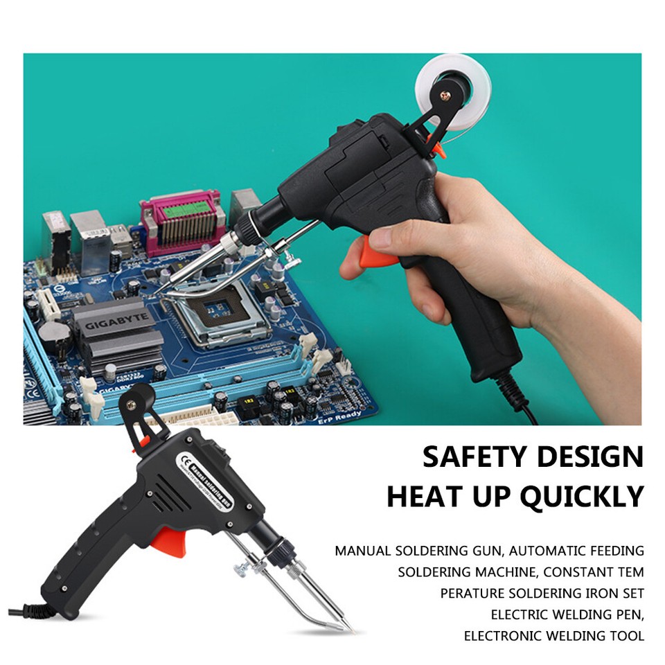 Manual Soldering Gun Electric Iron Automatic Soldering Machine Kit Tool