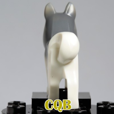 NEW LEGO - Animal - Land - Dog Husky White x1 - 60097 70734 60034