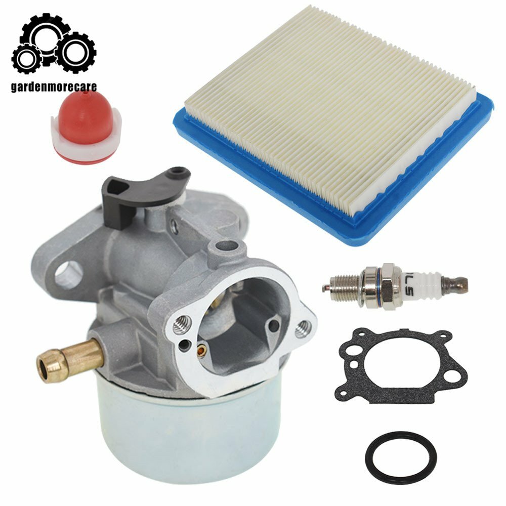 Carburatore Completo Per Motore Briggs & Stratton - Con Guarnizioni, Filtro E Candela