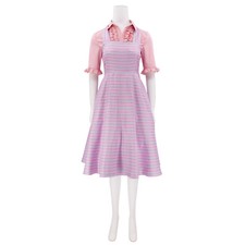 Wicked Glinda Cosplay Costume Women's Girls Pink Dress Shirt