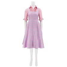 Wicked Glinda Cosplay Costume Women's Girls Pink Dress Shirt