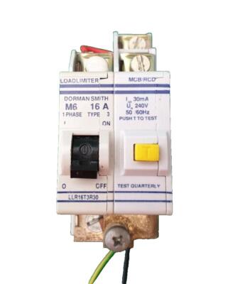 Dorman Smith LLR16T3R30 16A Amp RCBO Leitungsschutzschalter Lastbegrenzer Typ 3 M6