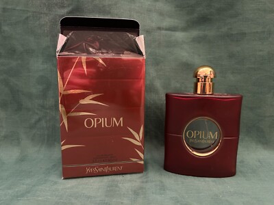 Zwei Yves Saint Laurent Opium Parfum Flakons & Boxen mit Cellophan