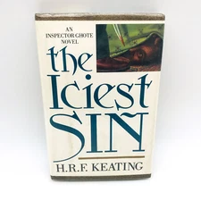 The Iciest Sin Hardcover H.R.F. Keating 1990 India Mystery 1st Edition Ex Librar