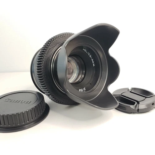 HELIOS 44 2/58 mm CINE mod lens ANAMORPHIC BOKEH FLARE Canon EF mount Ukraine