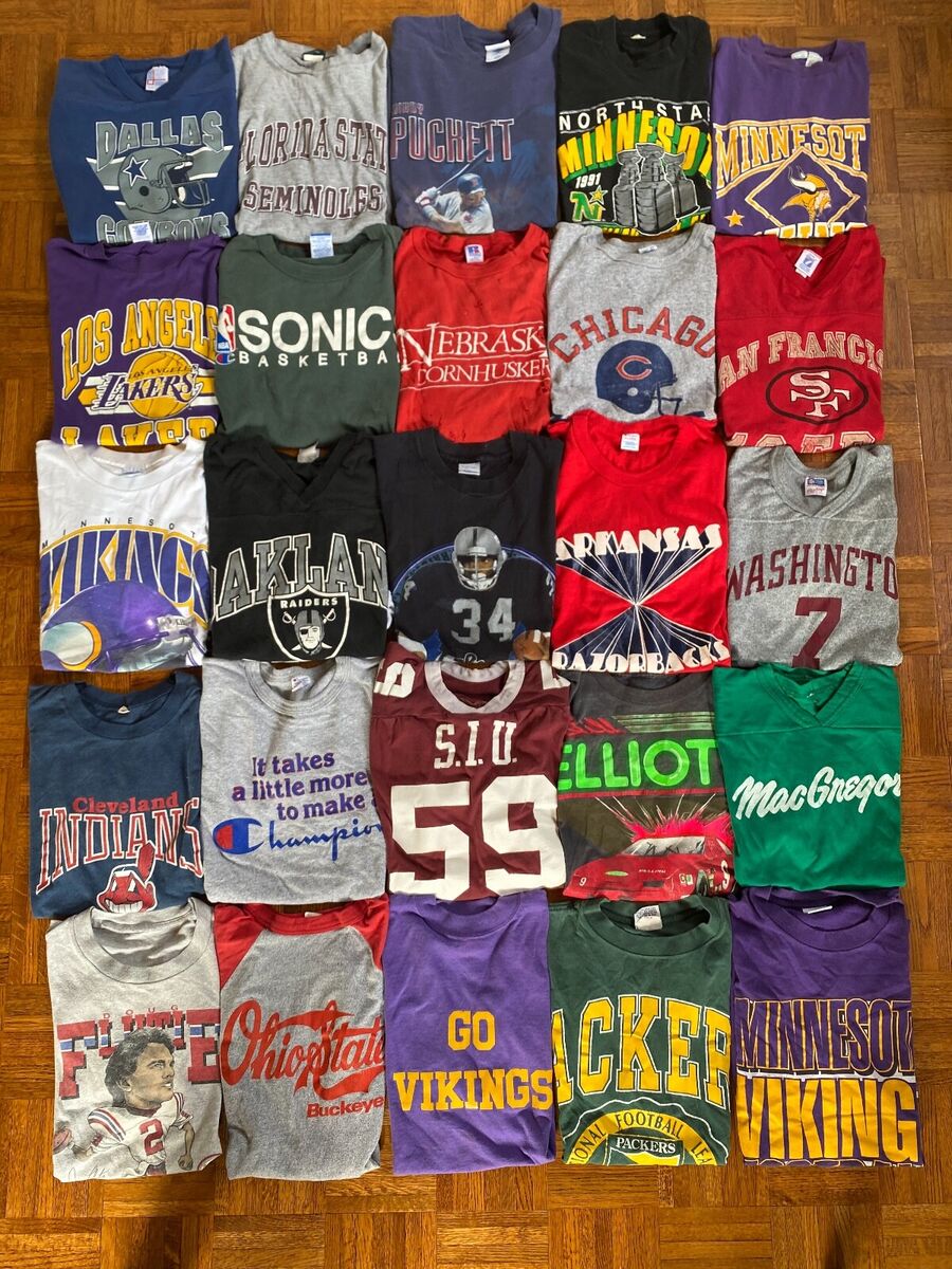 Vintage Wholesale T shirt Lot 101 Graphic 70s 80s 90s Sports Vintage Wholesale T shirt Lot 101 Graphic 70s 80s 90s Sports
