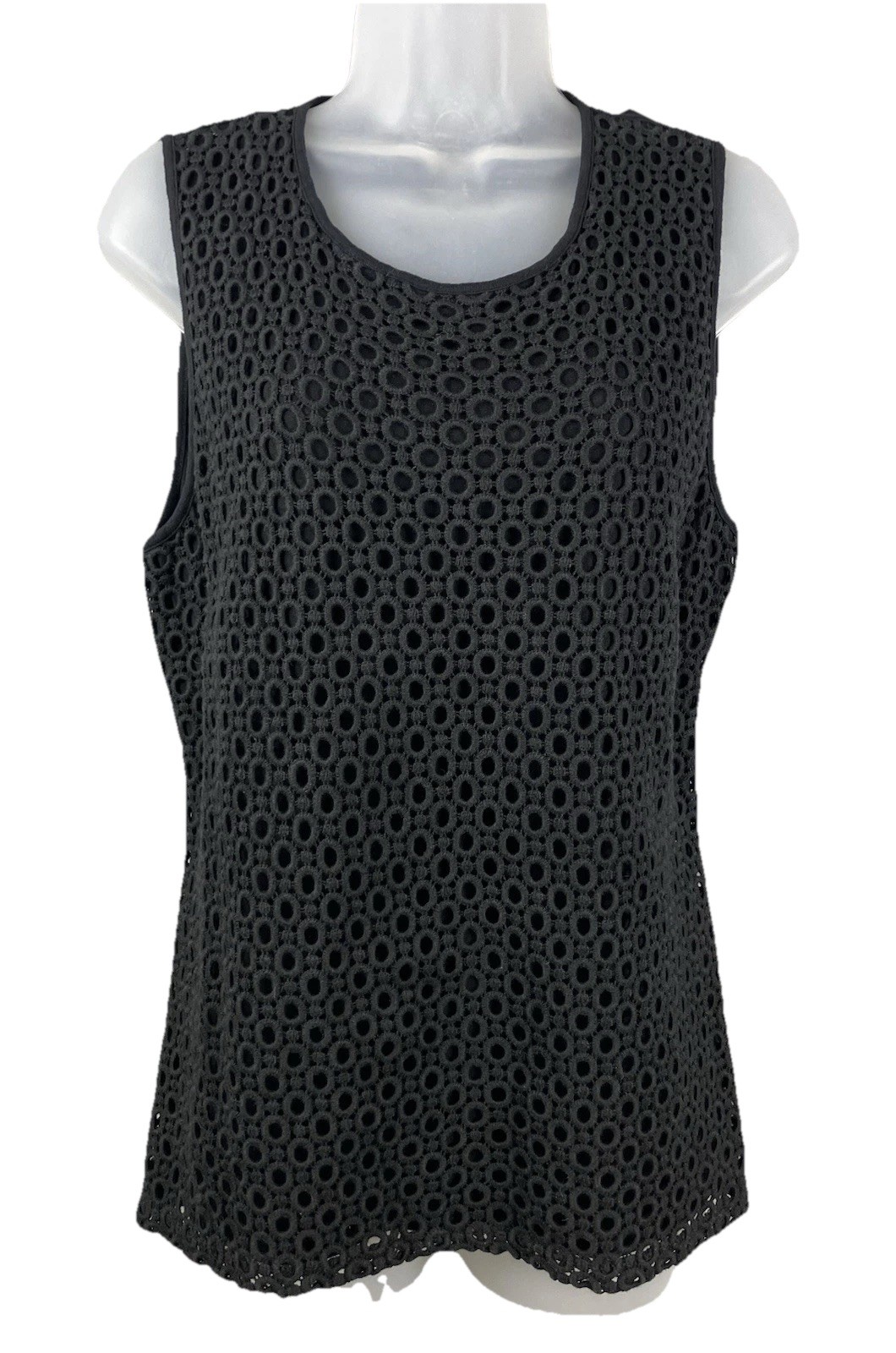 Talbots Circle Design Sleeveless Shell Women’s M … - image 1