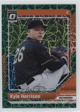 2024 Panini Donruss Optic Lime Green Prizm 50/149 Kyle Harrison #63 1a7j