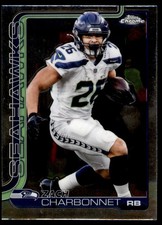 2025 Topps Chrome #279 Zach Charbonnet Base Seattle Seahawks
