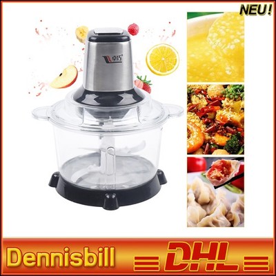 500ML Multi-Zerkleinerer Elektrisch Küche Knoblauchhacker Obst Zwiebelschneider