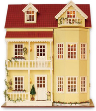 DIY Miniature House Kit for Adults, Miniature Dollhouse Building Kit