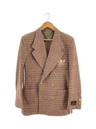 Giacca formale GUCCI Altri 22AW lana 46 marrone pied de poule 691430 usata