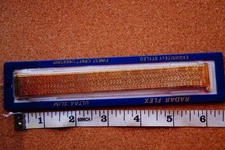 CASED RADAR FLEX  GOLD TONE EXPANDABLE  WATCH BRACELET 17-22mm L3