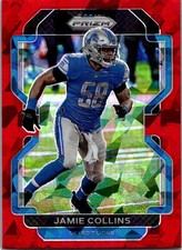 2021 Panini Prizm #152 Jamie Collins Red Ice