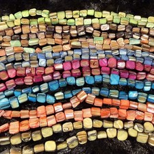16 strands Colorful Natural Seashell Chip Beads Irregular Loose Bead Craft 16  